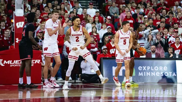 Nick Boyd celebrates win over Rutgers