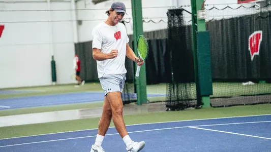 Colliin Beduhn celebrates a point