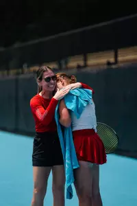 Maria Sholokhova and former Head Coach, Kelcy McKenna