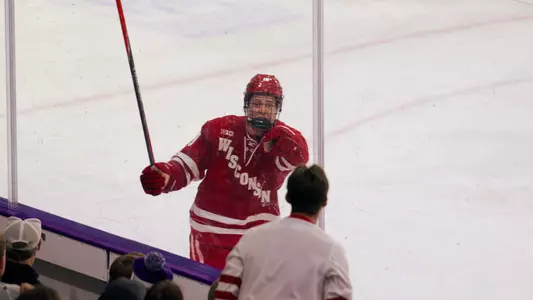 Zach Wooten celebrating