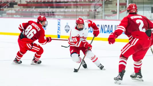 Red-White Scrimmage at LaBahn Arena with Oliver Tulk, JJ Wiebusch and Luke Osburn