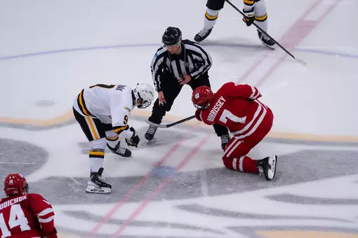 Gavin Morrissey faceoff