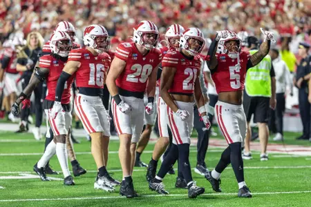 Wisconsin Badgers during a an NCAA Big Ten Conference college football game against USC Trojans, Sat., Oct. 24, 2026, in Madison, Wis. (Photo by David Stluka/Wisconsin Athletic Communications)
