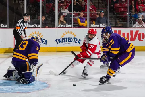 Finn Brink playing against Mankato