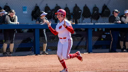 Hilary Blomberg rounds the bases at Paradise Classic.