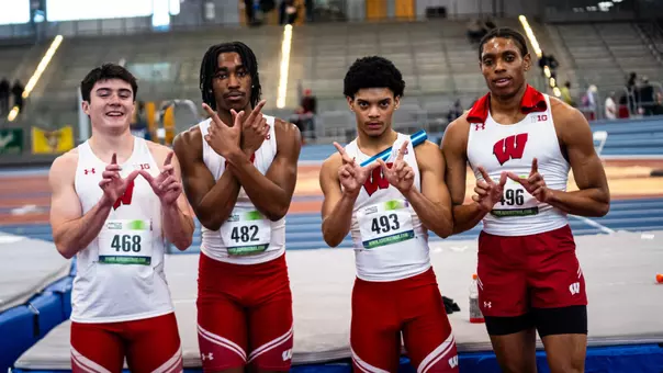 School Record holding 4x4 team of Williams, Walker, Hilby and Omotesa