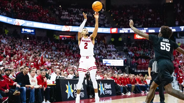 Nick Boyd nails triple against Michigan State