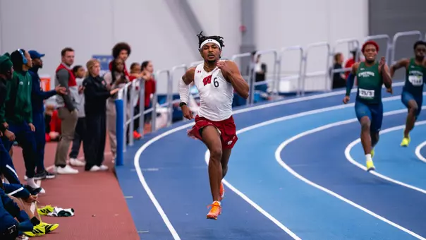 josh onwunili running at home meet