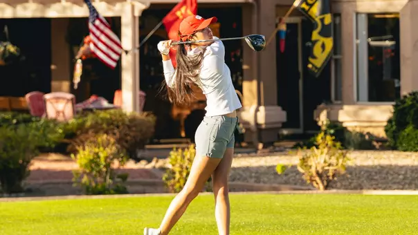 Tammy Wu tees off at westbrook Invitational