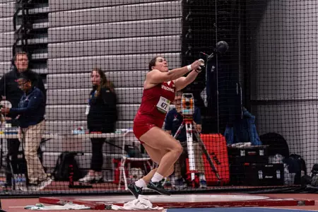 Taylor Kesner weight throw at Windy City Invite