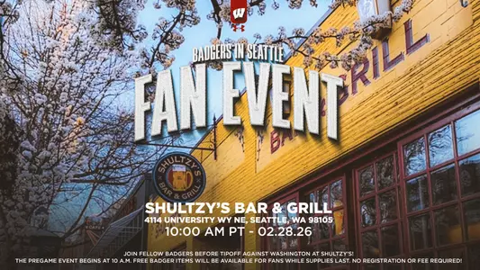 Web Headline for Wisconsin Fan Event in Seattle