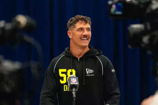 Mason Reiger NFL Combine Media