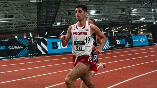 matan ivri running at big tens (runner-up 5k)