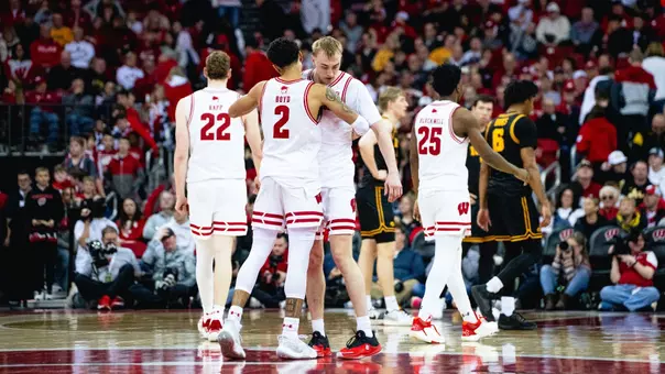 Rohde and Nick Boyd chest bump