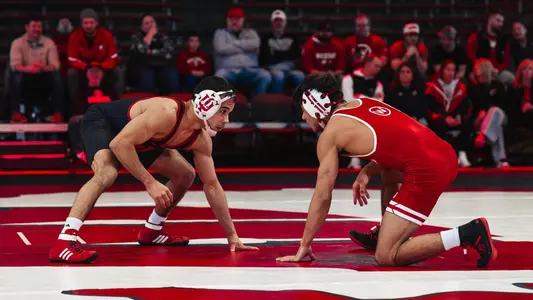 Wrestling falls against Indiana