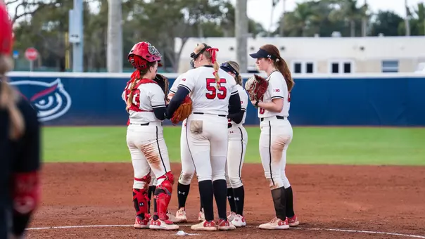 Badgers meet in the circle at Paradise Classic.