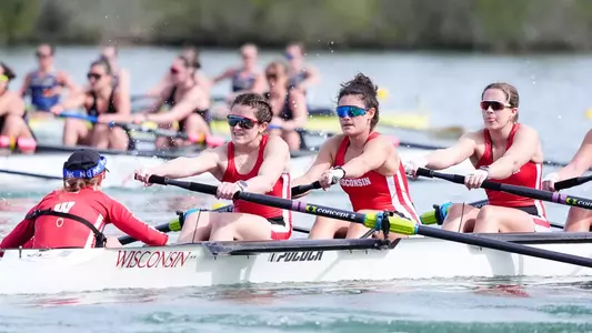 Second varsity eight at Cardinal Invite