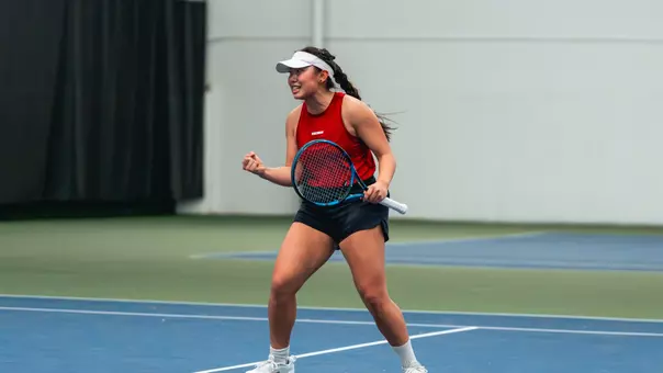 Tianna Rangan celebrates a point