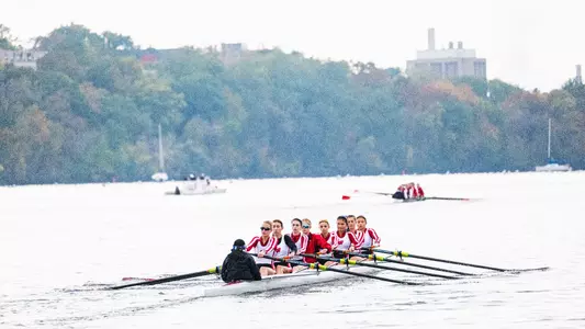 Lightweights Scrimmage on Lake Mendota