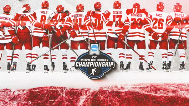 Badgers at the men's hockey NCAA tournament
