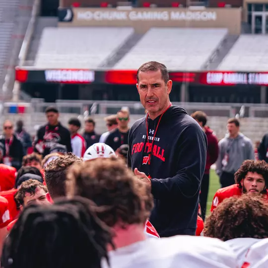 Wisconsin football spring practice 2026