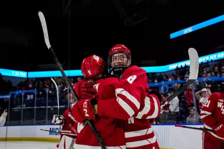Wisconsin Men's Hockey vs Michigan State - 2026 NCAA Tournament Regional Final - Celebration