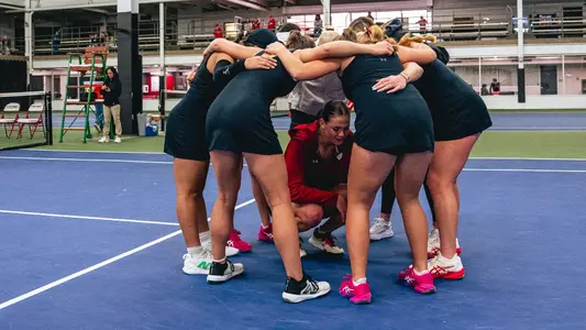 WTEN vs Iowa Team Huddle