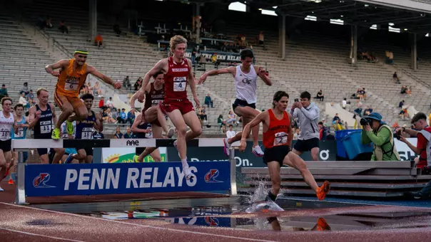 nick gilles running at the 2026 penn relays