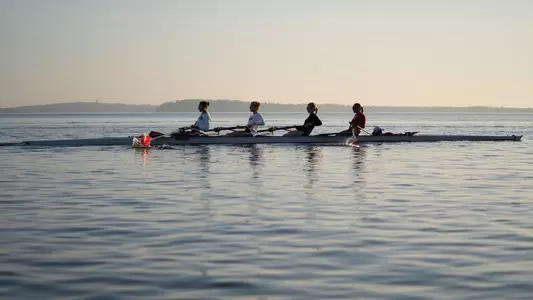 Lightweight four on Lake Mendota