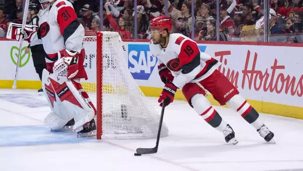 NHL: Stanley Cup Playoffs-Carolina Hurricanes at Ottawa Senators - K'Andre Miller