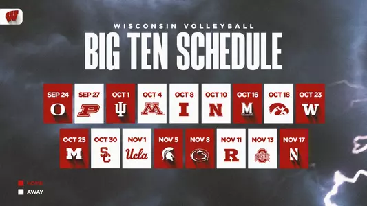 2026 Big Ten Volleyball Schedule