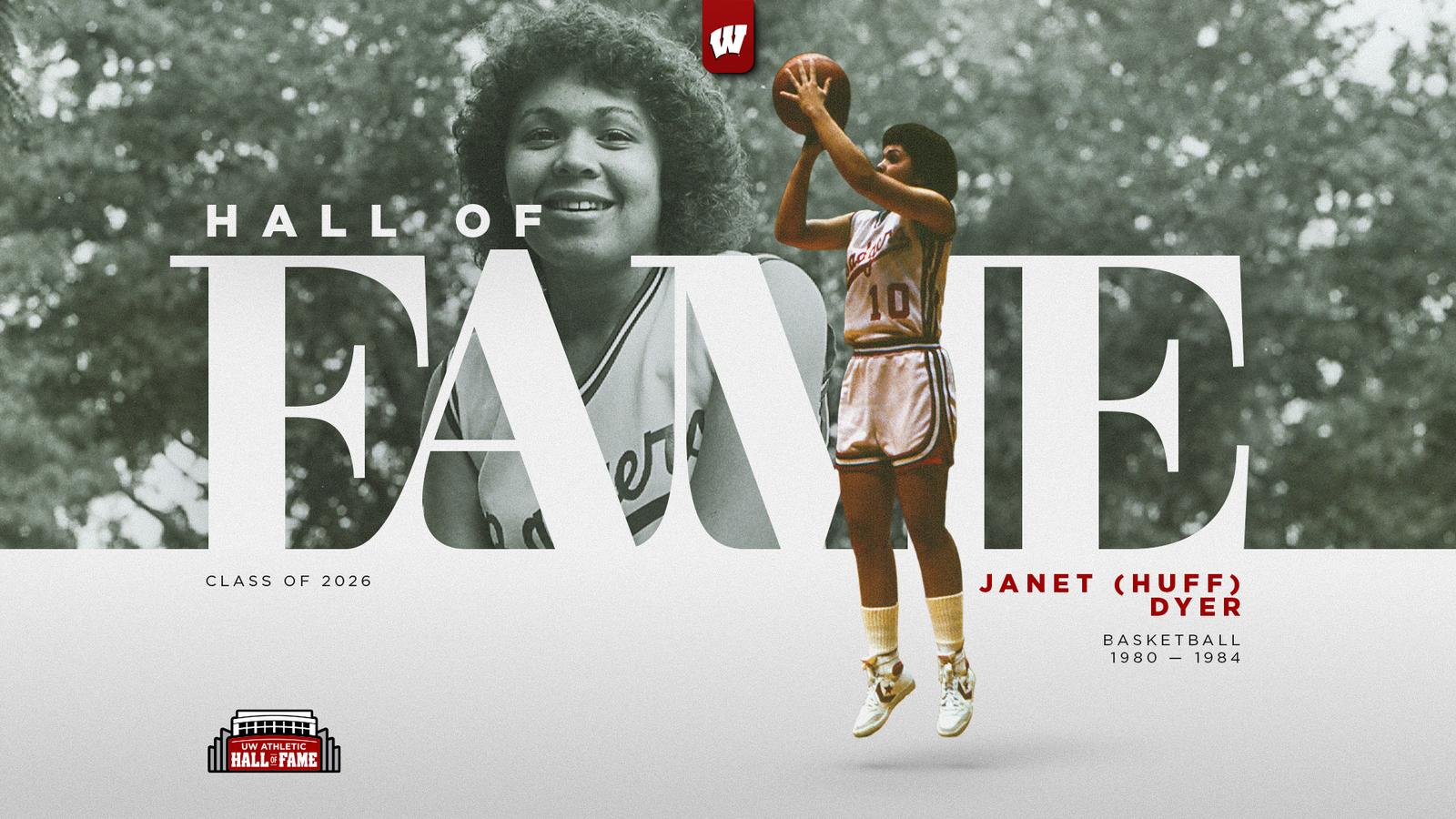 UW Hall of Fame Class of 2026 - Janet (Huff) Dyer