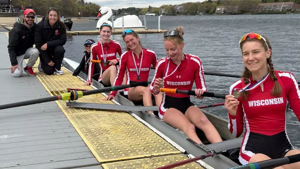 Second lightweight varsity four at Eastern Sprints
