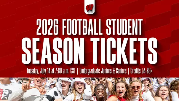 2026 Football Student Tickets Graphic