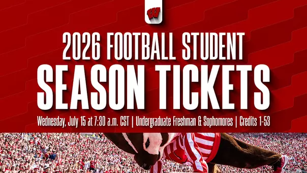 2026 Football Student Tickets Graphic - Freshman & Sophomores