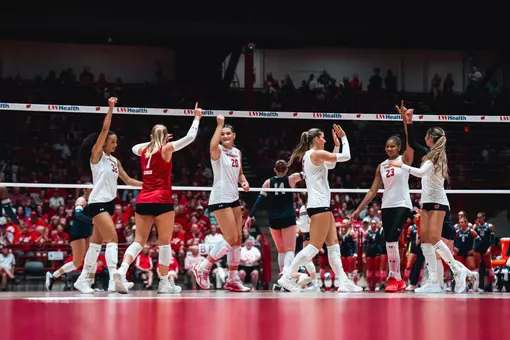 Wisconsin volleyball defeats Butler in an exhibition match at the Field House