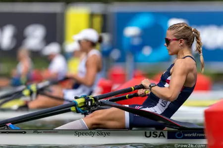 Lauren O'Connor at the 2026 World Rowing Championships