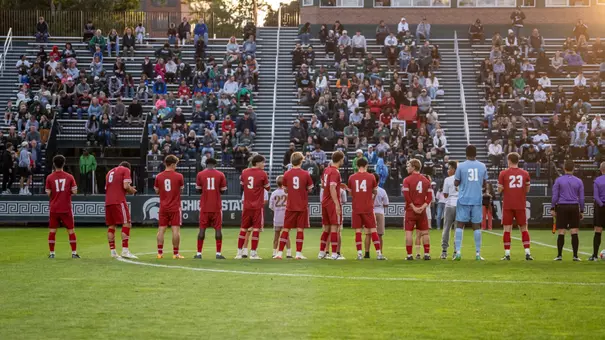 Wisconsin men's soccer lines up against Michigan State
