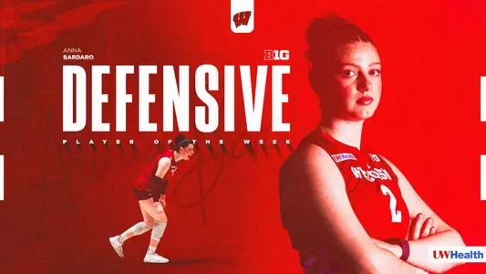 Bardaro Big Ten Defensive Player of the Week Sept. 7