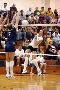 Kim Stern posted a career-high 23 kills against Virginia