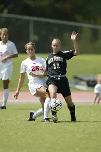 Sarah Kozey scored her 12th goal of the season against Clemson.