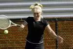 Katie Martzolf won her final match of the WFU Invitational on Sunday.