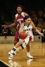 Sophomore Porsche' Jones scored 12 for the Deacons adding five assists and seven steals as the Deacons routed Team Netherlands 100-49.