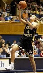 Liz Strunk is one of four returning starters on the Deacon squad.