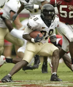 Chris Barclay ran for a score in the first half against Miami.