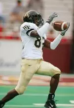 Willie Idlette and the Deacons survived rainy, slippery conditions during practice on Thursday.