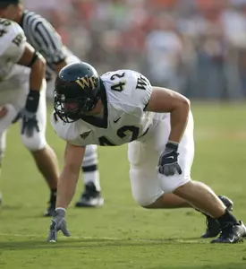 Matt Robinson was one of several Deacons to speak with the media on Tuesday.