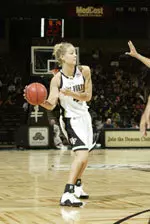 Junior Liz Strunk put up a career high 30 points against Clemson
