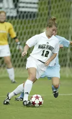 Senior Melanie Schneider scored the Deacons only goal in the 4-1 loss at Florida State.
