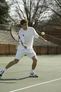 Andrew Hamar won in straight sets at the ITA All-American Championships in Tulsa on Tuesday
